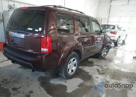 2010 Honda Pilot Lx from USA, damaged, VIN 5FNYF4H2XAB015137